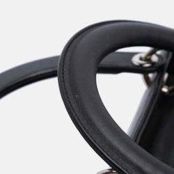 Pre Owned Dior Black Medium Calfskin Paradise Lady Dior