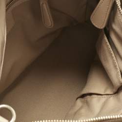 Pre Owned Dior Beige Cannage Leather Granville Polochon Satchel