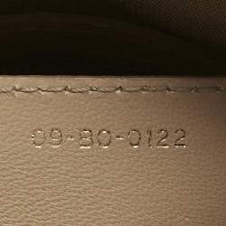 Pre Owned Dior Beige Cannage Leather Granville Polochon Satchel