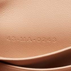 Pre Owned Dior Dusty Pink Cannage Leather Mini My Dior Top Handle Bag