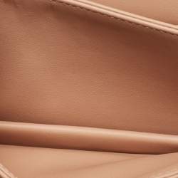 Pre Owned Dior Dusty Pink Cannage Leather Mini My Dior Top Handle Bag