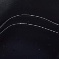 Pre Owned Dior Blue Oblique Canvas Saddle Bloom Card Holder