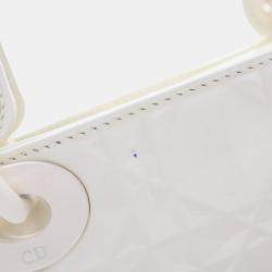 Pre Owned Dior Mini Calfskin Ultramatte Lady Dior