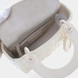 Pre Owned Dior Mini Calfskin Ultramatte Lady Dior