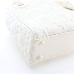 Pre Owned Dior Mini Calfskin Ultramatte Lady Dior