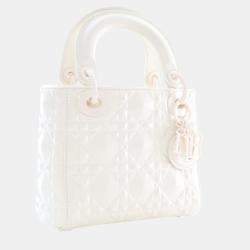 Pre Owned Dior Mini Calfskin Ultramatte Lady Dior