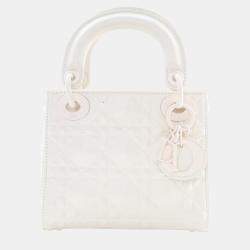 Pre Owned Dior Mini Calfskin Ultramatte Lady Dior