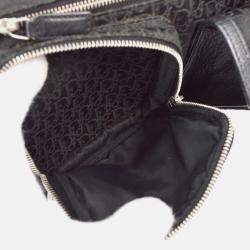 Pre Owned Christian Dior Street Chic Black Trotter Bum Bag