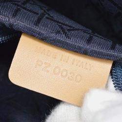 Pre Owned Christian Dior Malice Blue Denim Backpack