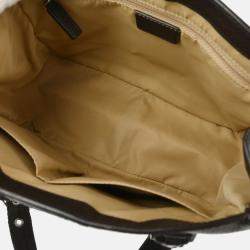 Pre Owned Dior Street Chic Trotter Beige/Brown Canvas Shoulder Bag