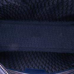 Pre Owned Dior Blue Large Lambskin Cannage Lady Dior