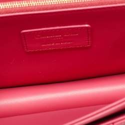 Pre Owned Dior Pink Cannage Leather My Dior Top Handle Bag