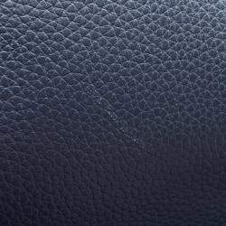 Pre Owned Christian Dior Shawn Stussy Collaboration 2020 Navy Blue Leather Crossbody Bag