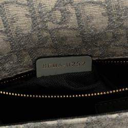 Pre Owned Dior Grey Medium Oblique Canvas 30 Montaigne Bag