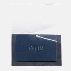 Pre Owned Christian Dior Dior Cd Diamond Hit The Road Backpack Gray Coated Canvas Leather