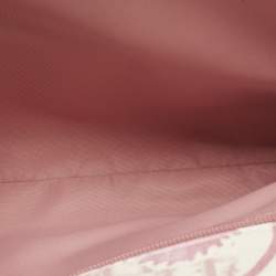 Pre Owned Dior Pink/White Cherry Blossom Print Fabric Shoulder Bag