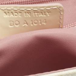 Pre Owned Dior Pink/White Cherry Blossom Print Fabric Shoulder Bag