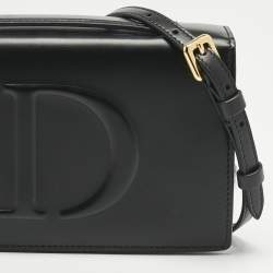 Pre Owned Dior Black Leather CD Signature Clutch