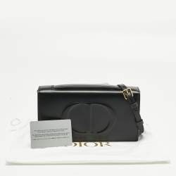 Pre Owned Dior Black Leather CD Signature Clutch