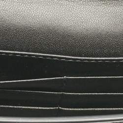 Pre Owned Dior Black Leather CD Signature Clutch