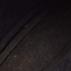 Pre Owned Dior Black/White Cannage Leather Medium Vibe Hobo