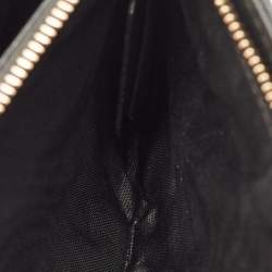 Pre Owned Dior Black Leather Diorama Wallet on Chain