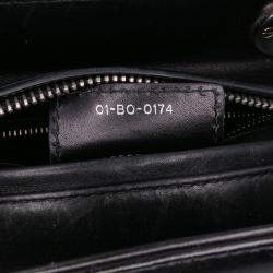 Pre Owned Dior Black Medium Calfskin Pockets Lady Dior