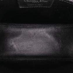 Pre Owned Dior Black Medium Calfskin Pockets Lady Dior