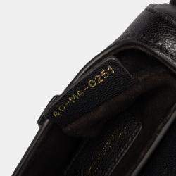 Pre Owned Dior Black Micro Goatskin Saddle