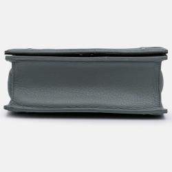Pre Owned Dior Grey Small Grained Calfskin Diorama Flap