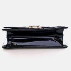 Pre Owned Dior Patent Miss Dior Promenade Pouch