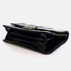 Pre Owned Dior Patent Miss Dior Promenade Pouch