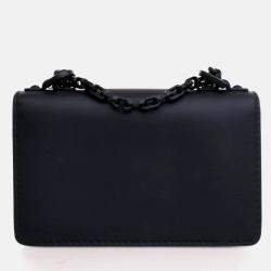Pre Owned Dior Mini Calfskin J'adior Chain Flap Bag