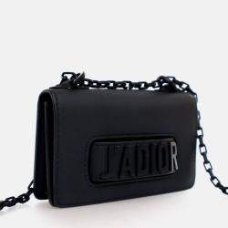 Pre Owned Dior Mini Calfskin J'adior Chain Flap Bag
