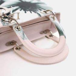 Pre Owned Dior Medium Deerskin Floral Lady Dior