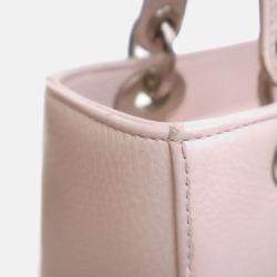 Pre Owned Dior Medium Deerskin Floral Lady Dior