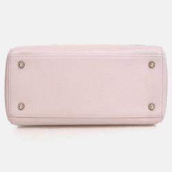 Pre Owned Dior Medium Deerskin Floral Lady Dior