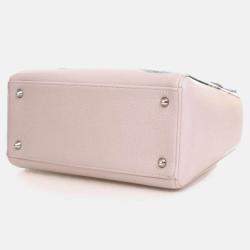 Pre Owned Dior Medium Deerskin Floral Lady Dior