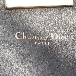 Pre Owned Dior Black Cannage Patent Leather Miss Dior Promenade Chain Bag