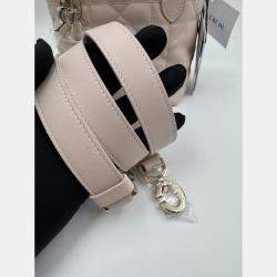 Pre Owned Dior Small Toujours Vertical pink Leather Bag