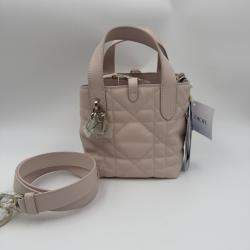 Pre Owned Dior Small Toujours Vertical pink Leather Bag