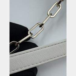 Pre Owned Dior White Cannage Leather Medium Lady D-Joy Tote