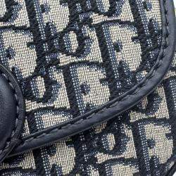 Pre Owned Dior Oblique Bobby Oblique Small Canvas  Shoulder Bag 