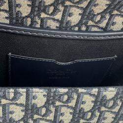 Pre Owned Dior Oblique Bobby Oblique Small Canvas  Shoulder Bag 