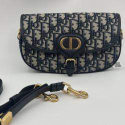 Pre Owned Dior Oblique Bobby Oblique Small Canvas  Shoulder Bag 