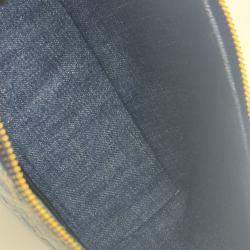 Pre Owned Dior hobo bag with chain denim