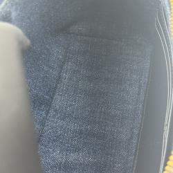 Pre Owned Dior hobo bag with chain denim