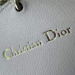 Pre Owned Dior pink Cannage Leather Small Lady Dior My ABCDior Tote