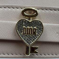 Pre Owned Dior pink Cannage Leather Small Lady Dior My ABCDior Tote