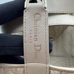 Pre Owned Dior Cannage Leather Dior Toujours Tote